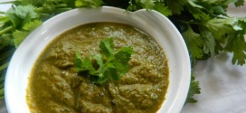 Kothambari palye gojju/Coriander leaves Indian style sauce