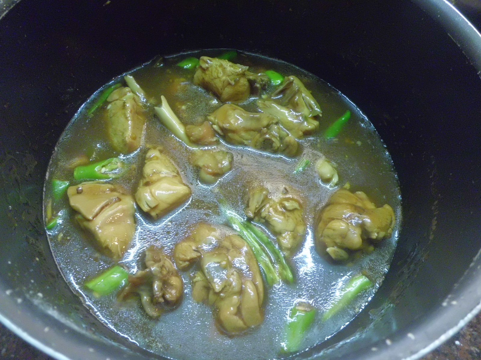 Green Chilly Chicken Andhra Special Geeths Dawath