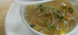 Vegetable noodle soup