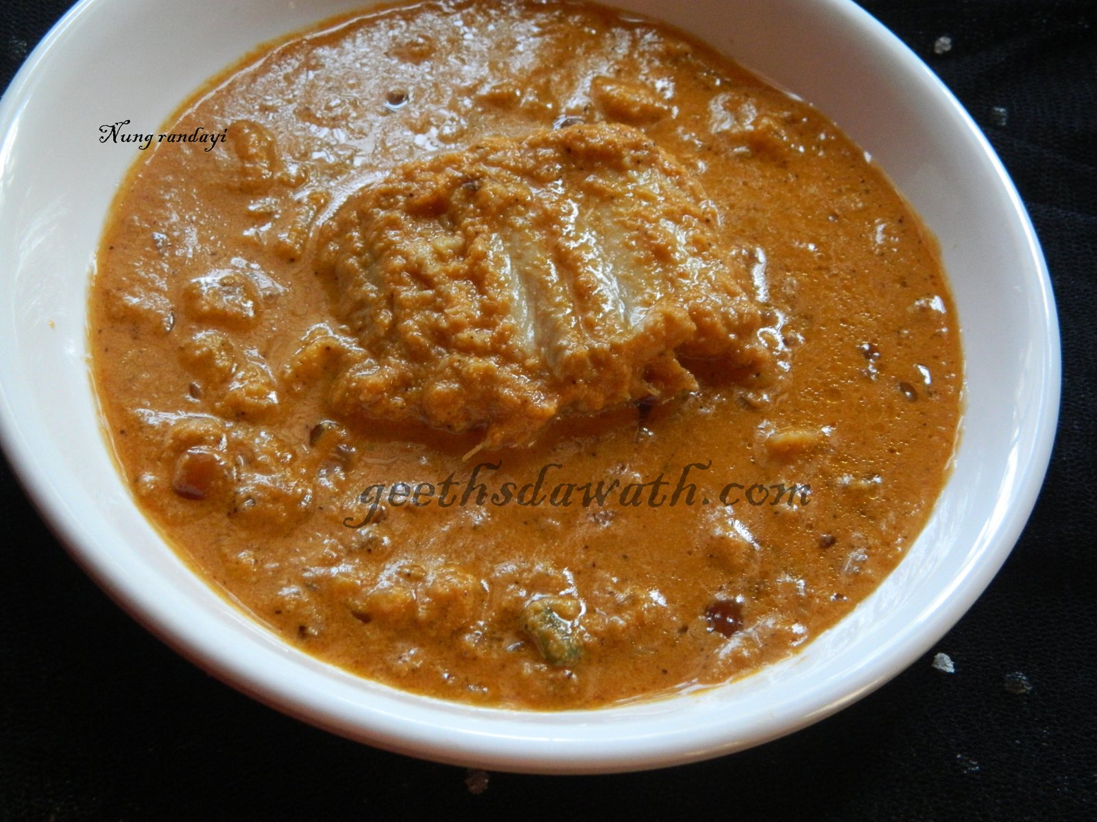 Nung Alle piyava randayi/ Sole fish curry Geeths Dawath