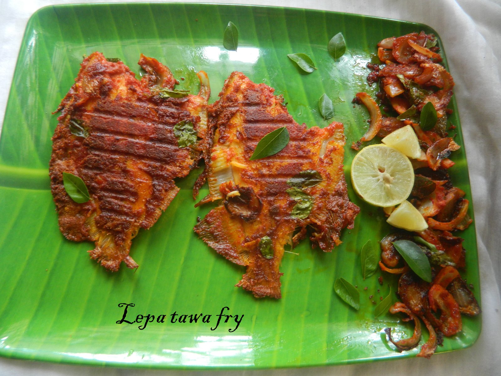 Lepa tawa fry / Sole fish tawa fry Geeths Dawath