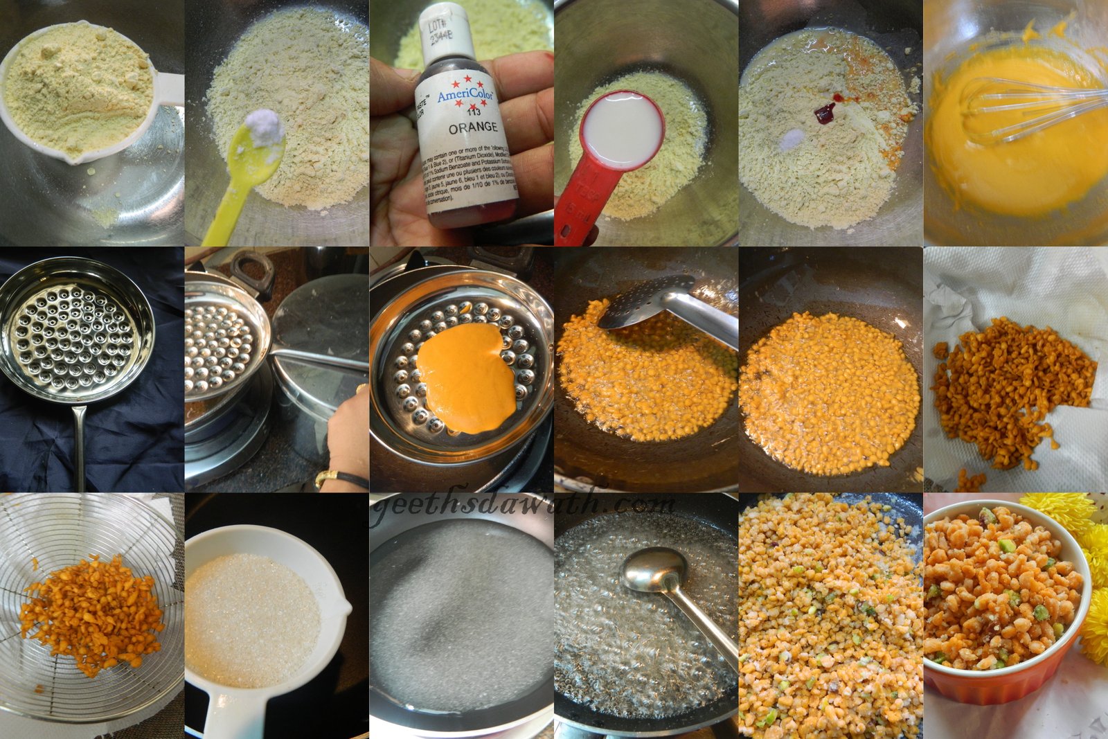 Motichur laddu | Geeths Dawath