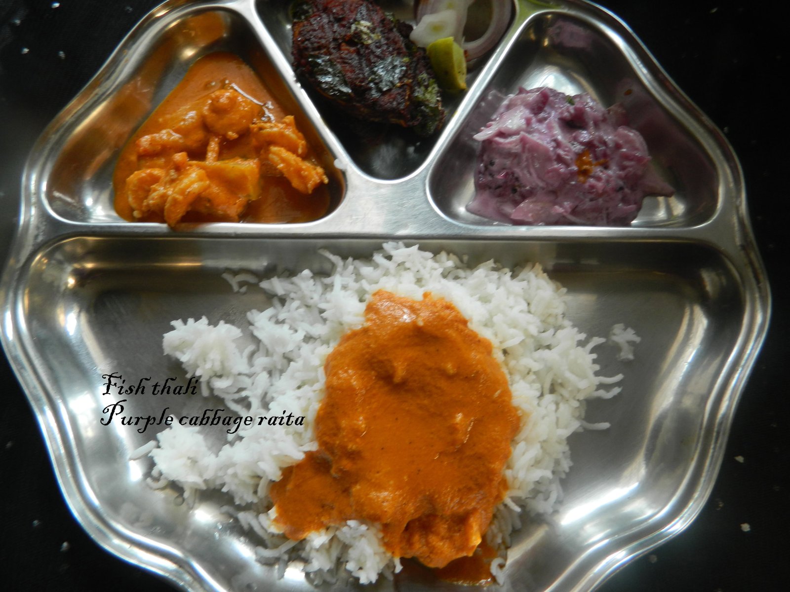 Purple cabbage raita/kachumbar/kosumbari | Geeths Dawath